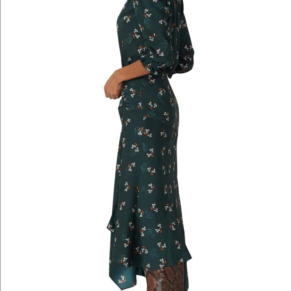 VERONICA BEARD Yasmeen Wrap Dress Size 12 - Picture 3 of 7